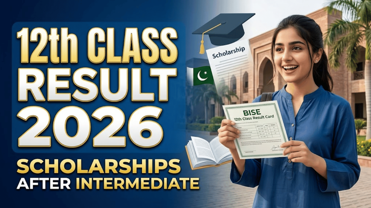 12th Class Result 2026 After Intermediate: Scholarships for Pakistani Students