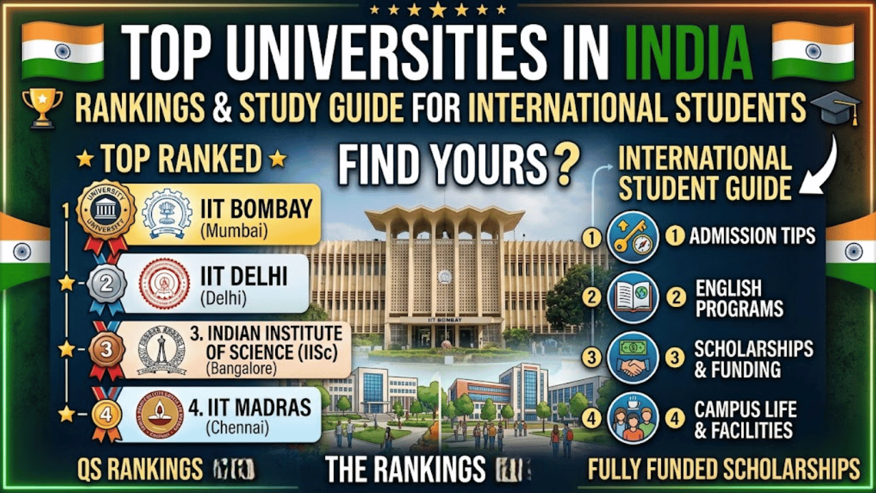 Top Universities in India 2026 – Rankings for International Students