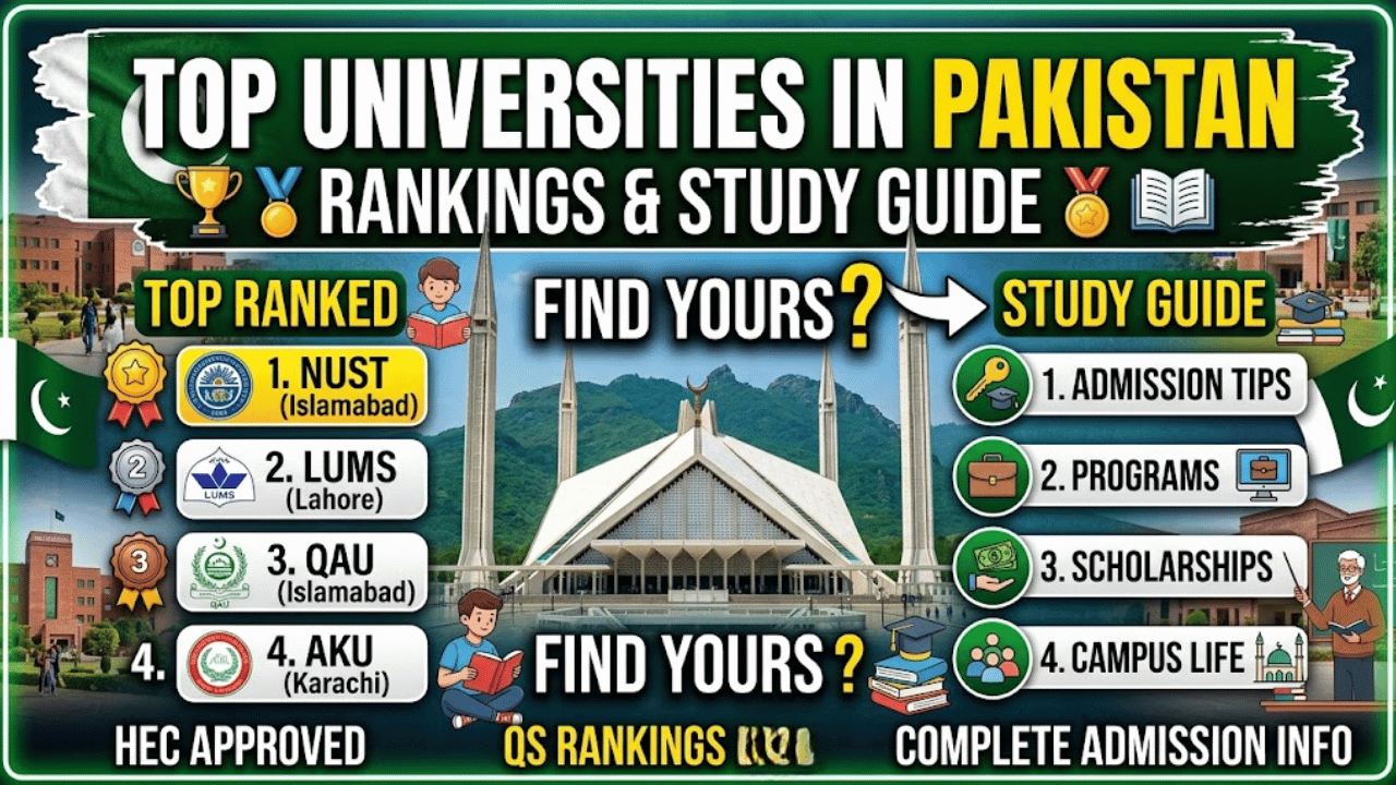 Top Universities in Pakistan 2026