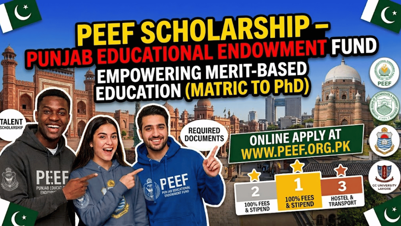 PEEF Scholarship – Punjab Educational Endowment Fund
